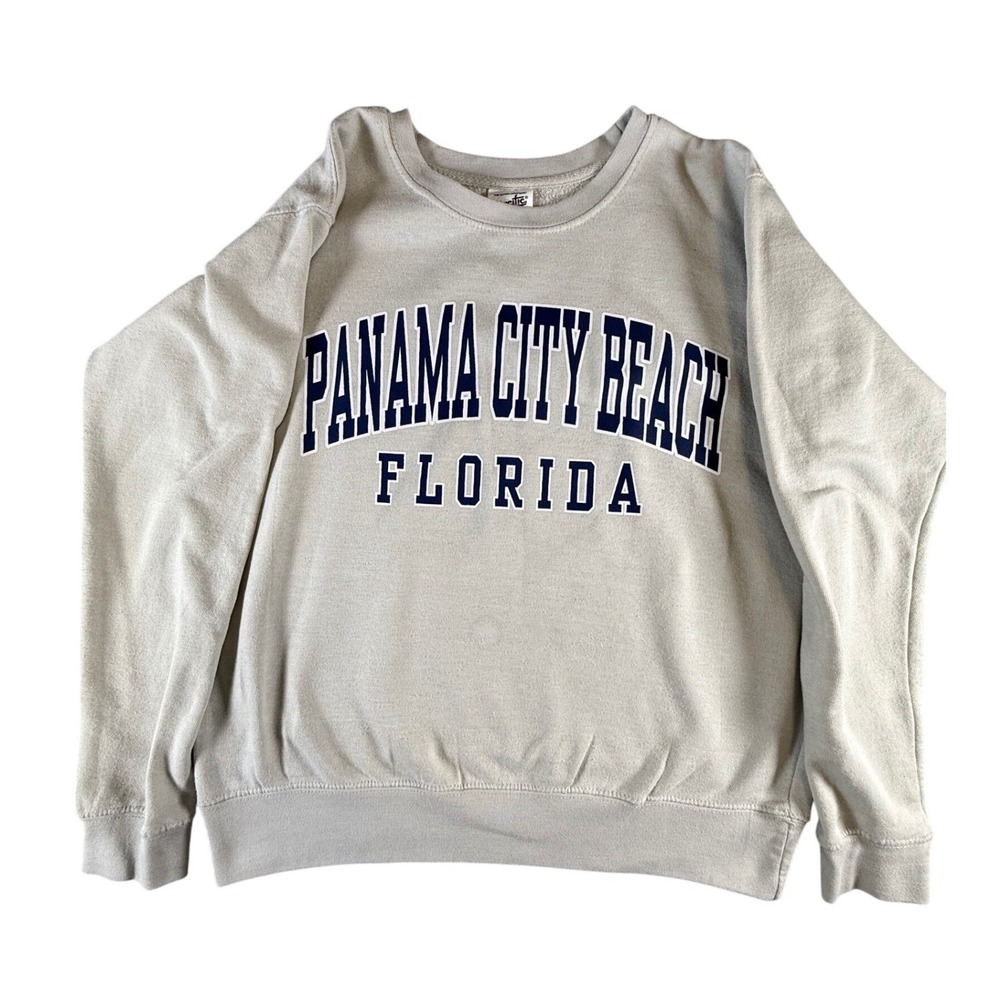 Panama City Beach Florida Sweatshirt Pacific & Co. Medium Graphic Crewneck